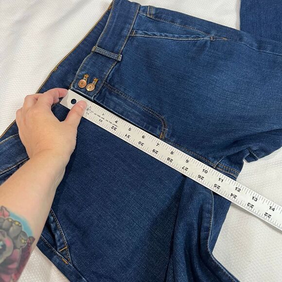 Talbots‎ Flawless High Waist Wide Crop Jeans - Picture 5 of 6